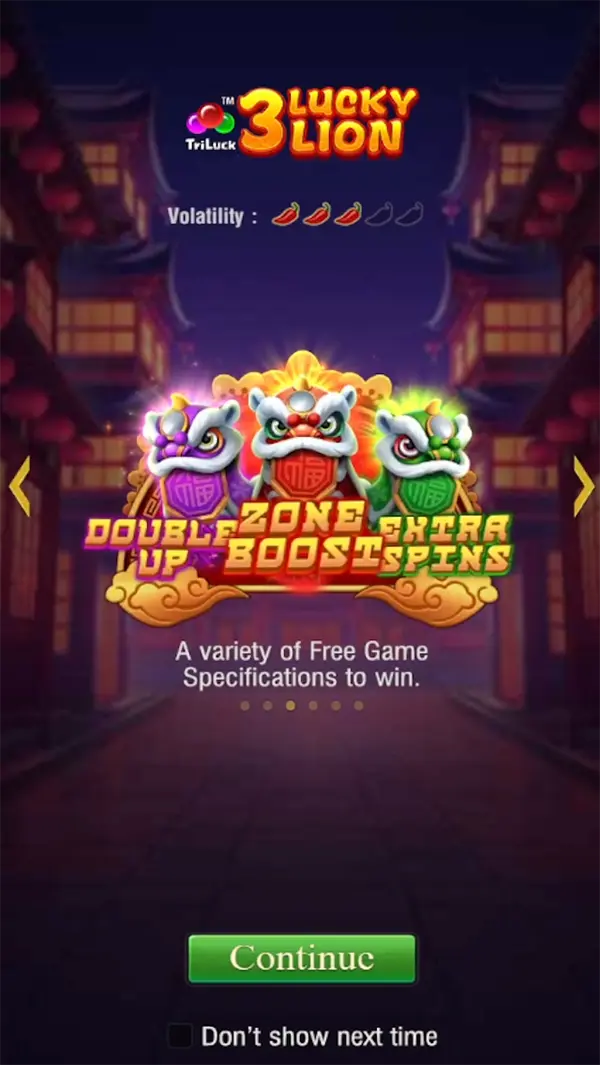 3 LUCKY LIONS