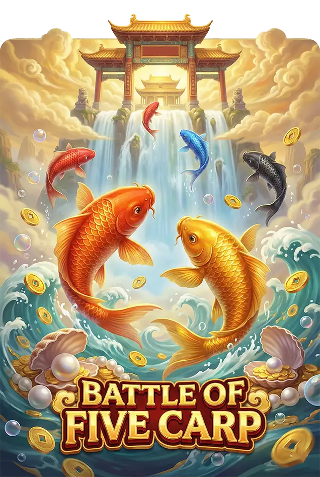 BATTLE OF FIVE CARP เทพ1688 thep1688