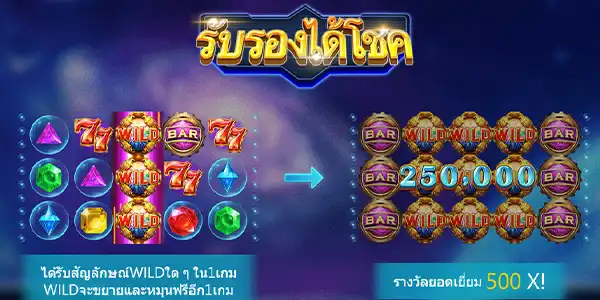 Booming Gems รับรองได้โชค