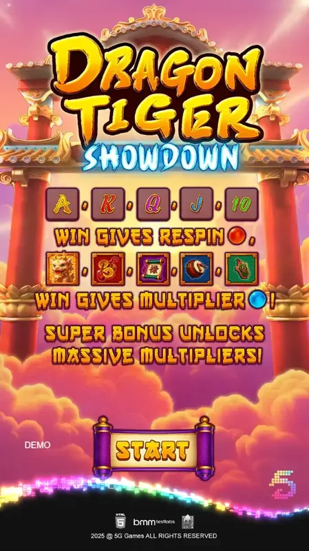 DRAGON TIGER SHOWDOWN สล็อต