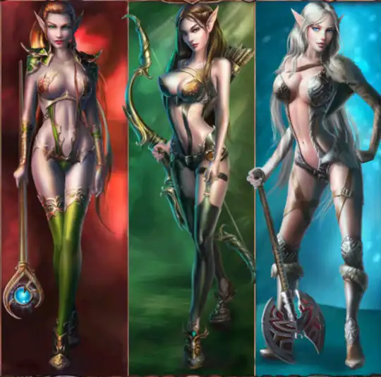 สัญลักษณ์ ฟรีสปิน Elven Princesses