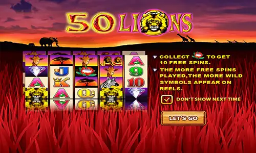 FIFTY LIONS joker123 jokergaming โจ๊กเกอร์123