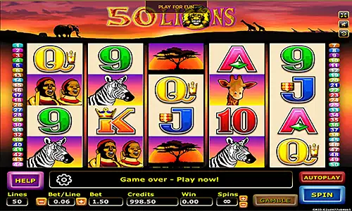 FIFTY LIONS joker123 jokergaming โจ๊กเกอร์123