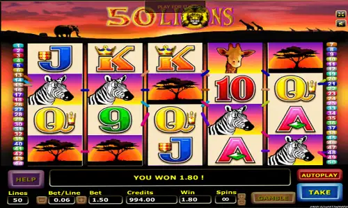 FIFTY LIONS joker123 jokergaming โจ๊กเกอร์123