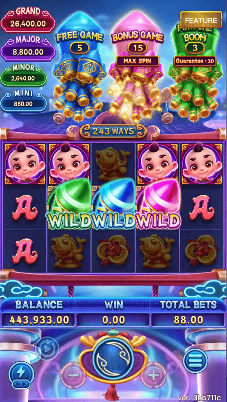 FORTUNE MONEY BOOM ประทัดมังกรนำโชค thep1688 เทพ1688