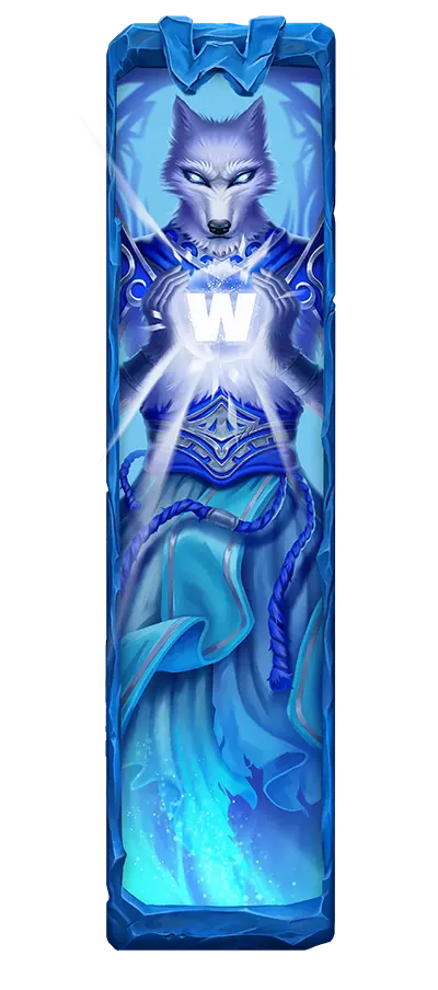 Wolf Hiding wolf wild