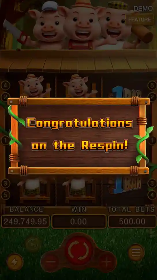 THREE LITTLE PIGS ลูกหมูสามตัว เทพ1688 thep1688