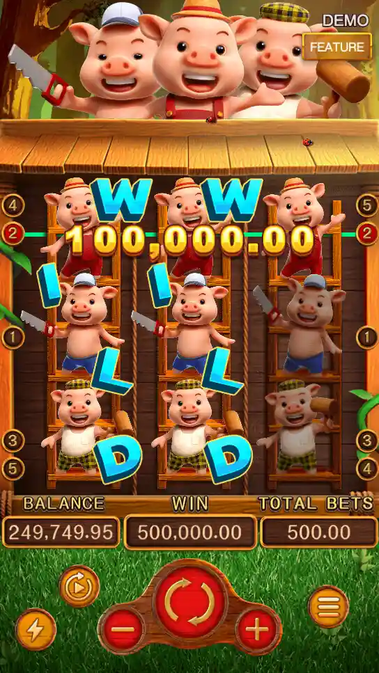 THREE LITTLE PIGS ลูกหมูสามตัว เทพ1688 thep1688