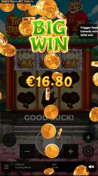 Tiger's Treasure-101BETGAME