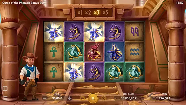 ธีมเกมCurse of the Pharaoh Bonus Buy