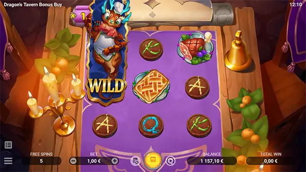 รูปแบบเกมDragon’s Tavern Bonus Buy