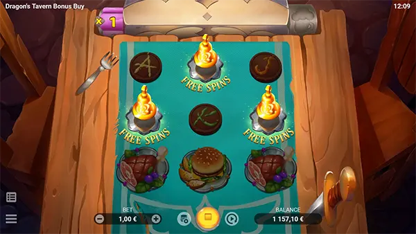รูปแบบเกมDragon’s Tavern Bonus Buy