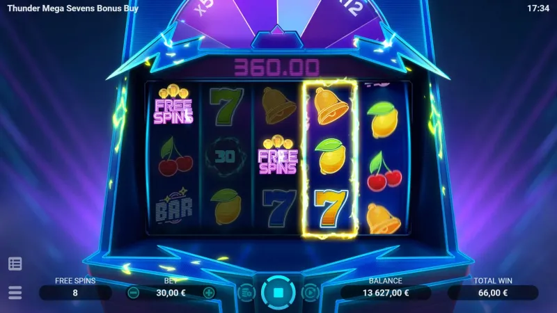 Thunder Mega Sevens Bonus Buy