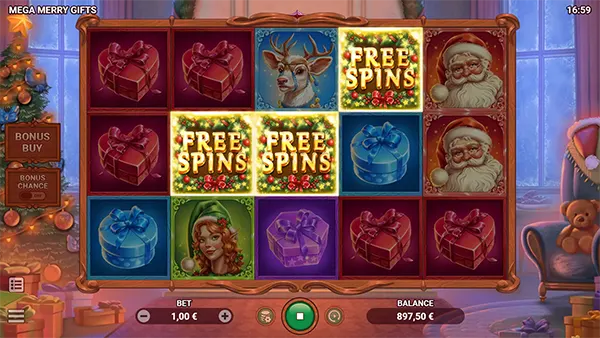 เกมสล็อตคริสต์มาส แจกของขวัญ ลุ้นรางวัลสุดคุ้ม