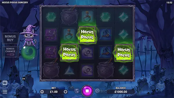 รูปแบบเกมHocus Pocus Sorcery