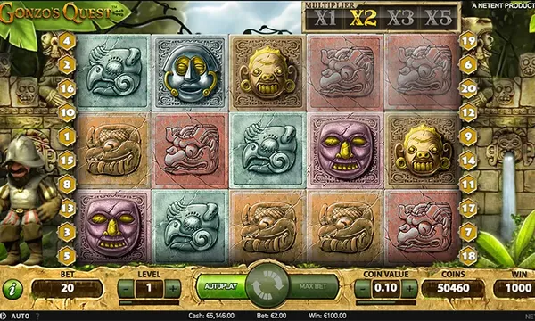 Gonzo's Quest จากค่าย เทพ1688 thep1688