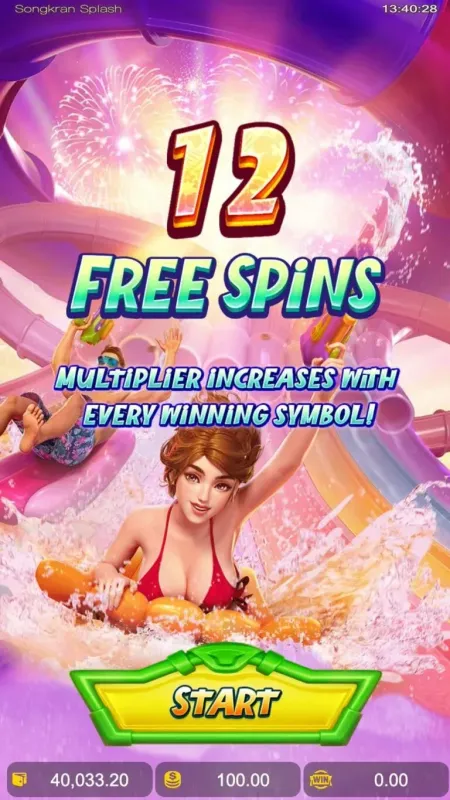 freespins Songkarn Splash ทดลองเล่นสล็อต สาดน้ำสงกรานต์ PGSLOT