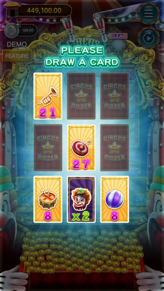 Circus Dozer ตู้ดันเหรียญละครสัตว์ เทพ1688 thep1688