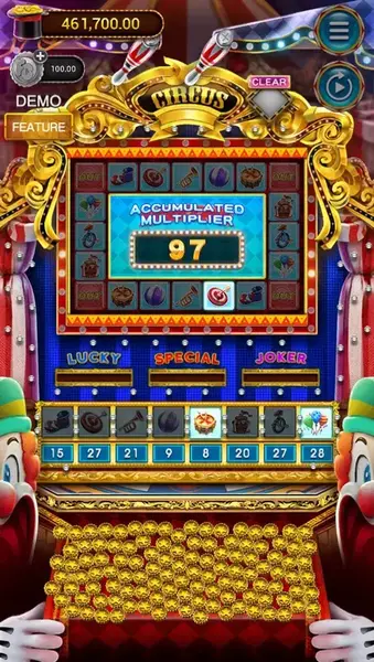 Circus Dozer ตู้ดันเหรียญละครสัตว์ เทพ1688 thep1688