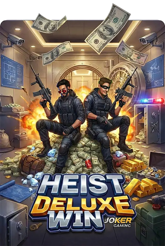Heist Deluxe Wins JOKER GAMING-JOKER123-โจ๊กเกอร์สล็อต-THEP16881688