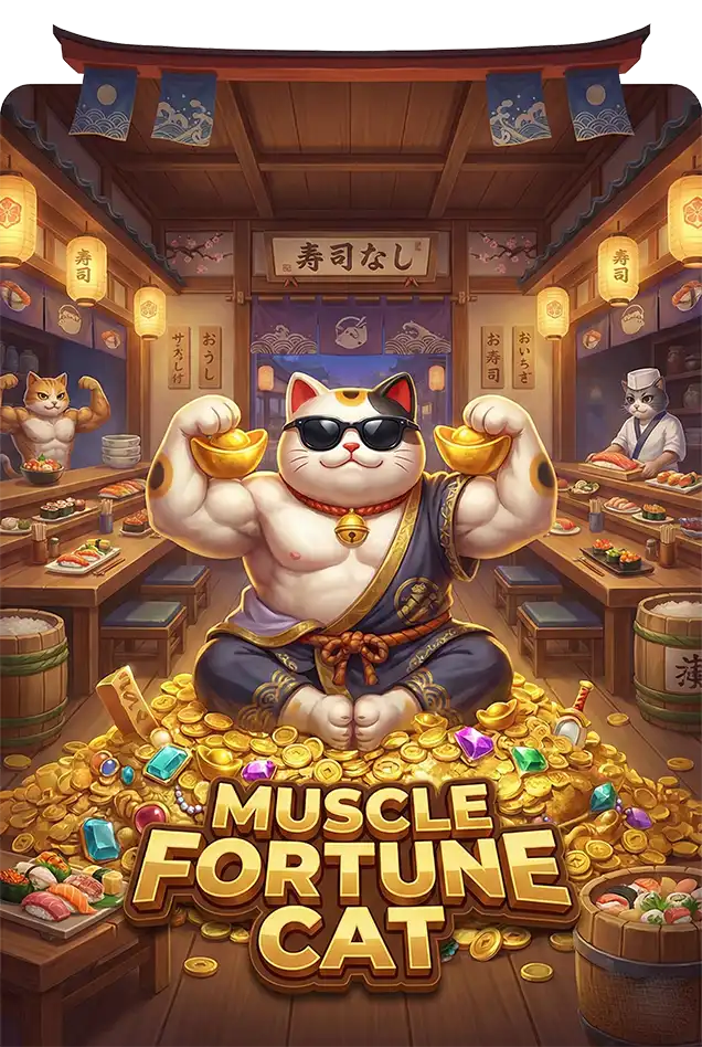 MUSCLE FORTUNE CAT หมัดแมวนำโชค thep1688 เทพ1688