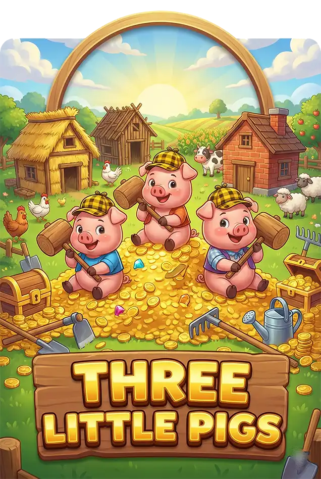 THREE LITTLE PIGS ลูกหมูสามตัว เทพ1688 thep1688