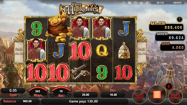 Three Musketeers เทพ1688 thep1688