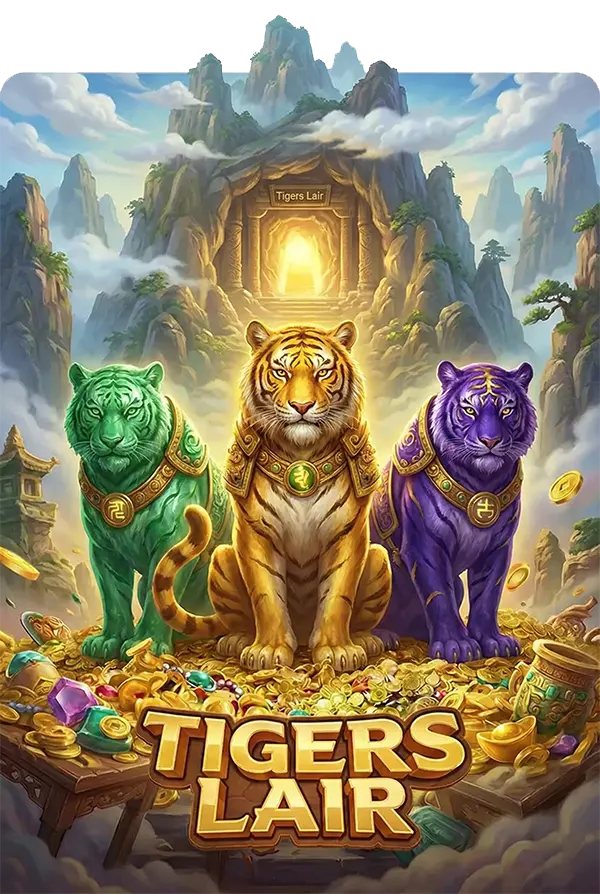 Tigers Lair-JOKER GAMING- JOKERSLOT-JOKER123-โจ๊กเกอร์เกมมิ่ง-สล็อตโจ๊กเกอร์ THEP1688