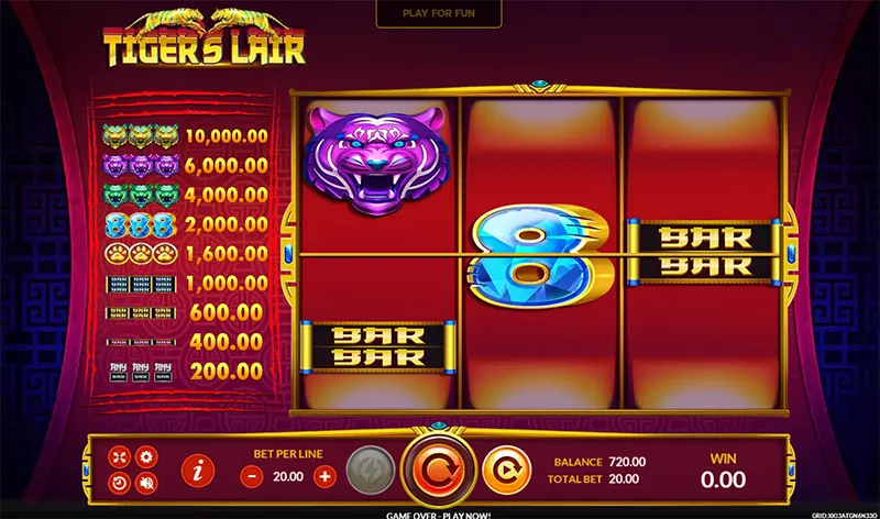 Tigers Lair-JOKER GAMING- JOKERSLOT-JOKER123-โจ๊กเกอร์เกมมิ่ง-สล็อตโจ๊กเกอร์ THEP1688