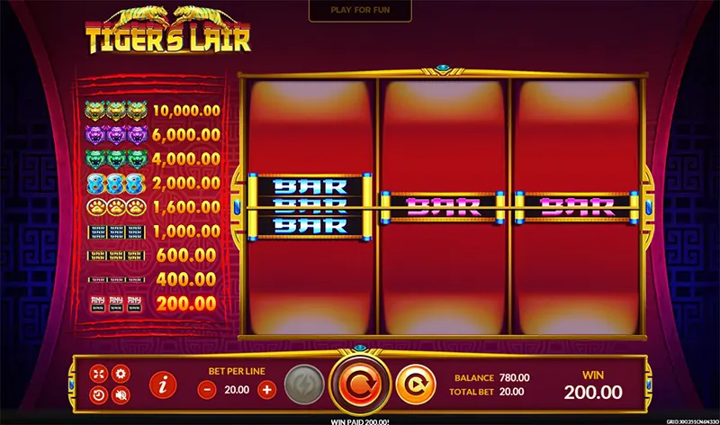 Tigers Lair-JOKER GAMING- JOKERSLOT-JOKER123-โจ๊กเกอร์เกมมิ่ง-สล็อตโจ๊กเกอร์ THEP1688