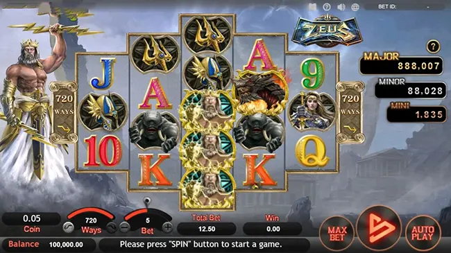 Zeus เทพเจ้าสายฟ้า เทพ1688 thep1688