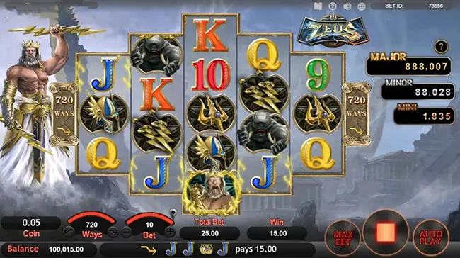 Zeus เทพเจ้าสายฟ้า เทพ1688 thep1688