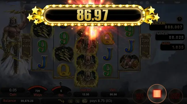 Zeus เทพเจ้าสายฟ้า เทพ1688 thep1688