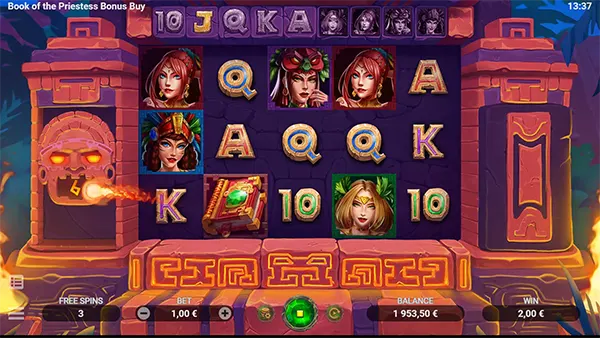 รูปแบบเกม_Book of the Priestess Bonus Buy