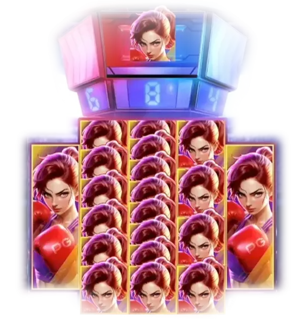 ฟีเจอร์สัญลักษณ์ซ้อนกัน ของเกมสล็อต Knockout Riches