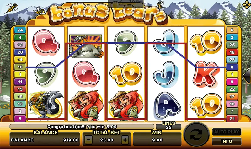 Bonus Bear-JOKER GAMING-JOKERSLOT-โจ๊กเกอร์123-THEP1688