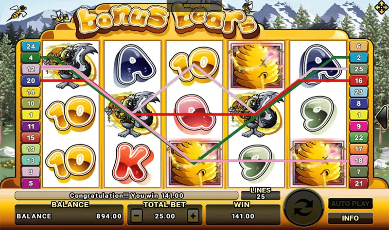 Bonus Bear-JOKER GAMING-JOKERSLOT-โจ๊กเกอร์123-THEP1688