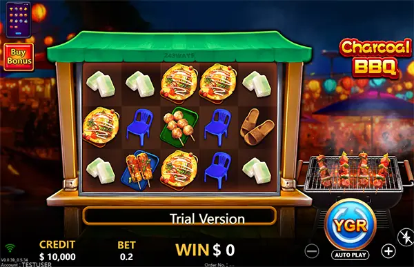 CHARCOAL BBQ YGR ค่ายYGR สล็อตYGR
