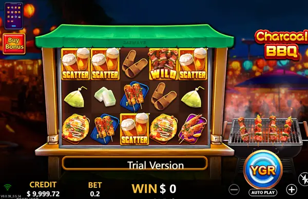 CHARCOAL BBQ YGR ค่ายYGR สล็อตYGR