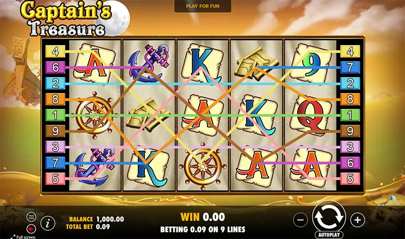 Captain's Treasure-JOKER GAMING-JOKERSLOT-โจ๊กเกอร์123-THEP1688