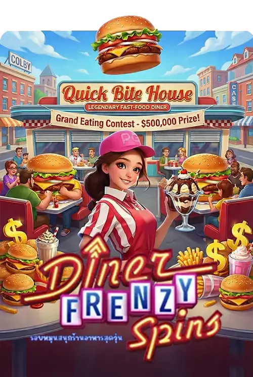 Diner_Frenzy_Spins-pgslot-poster