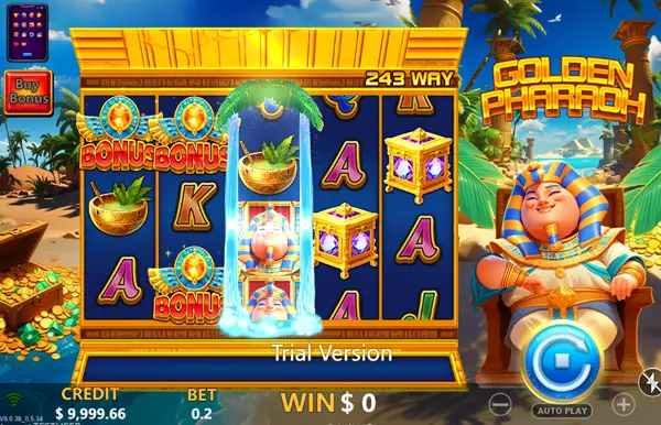 GOLDEN PHARAOH ค่าย YGR สล็อตYGR