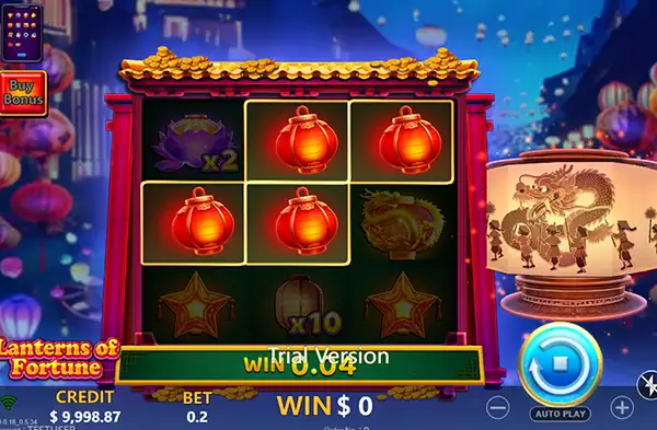 LANTERNS OF FORTUNE ค่ายYGR สล็อตYGR