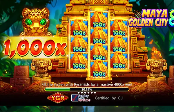 MAYA GOLDEN CITY8 ค่ายYGR สล็อตYGR