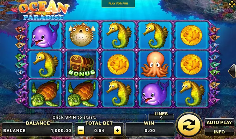 Ocean Paradise-JOKER GAMING-JOKERSLOT-JOKER123-THEP1688