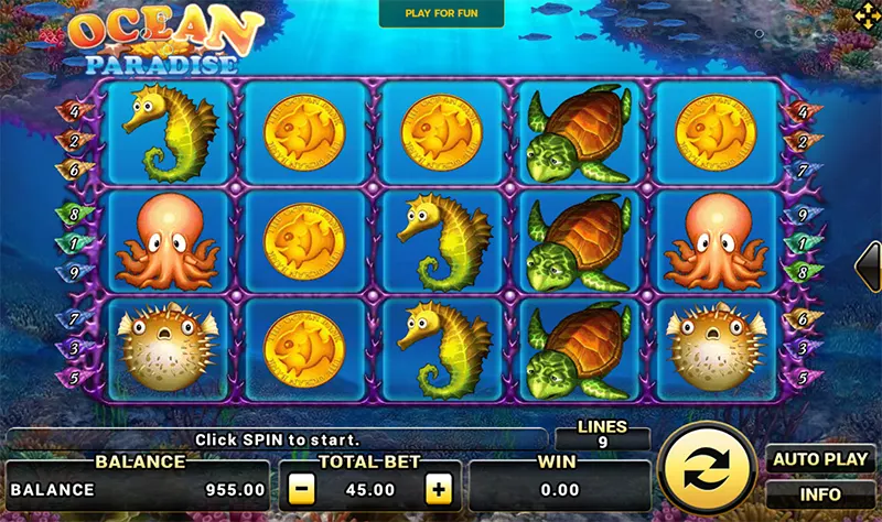 Ocean Paradise-JOKER GAMING-JOKERSLOT-JOKER123-THEP1688