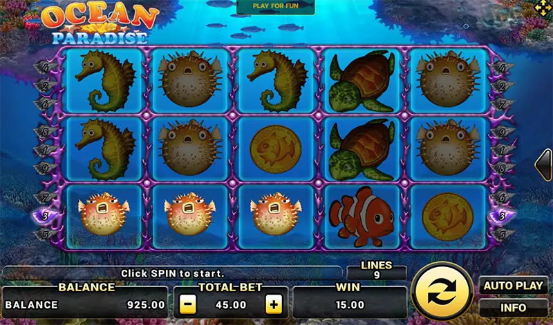 Ocean Paradise-JOKER GAMING-JOKERSLOT-JOKER123-THEP1688
