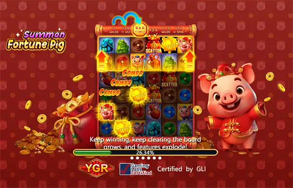 SUMMON FORTUNE PIG ค่ายYGR สล็อตYGR