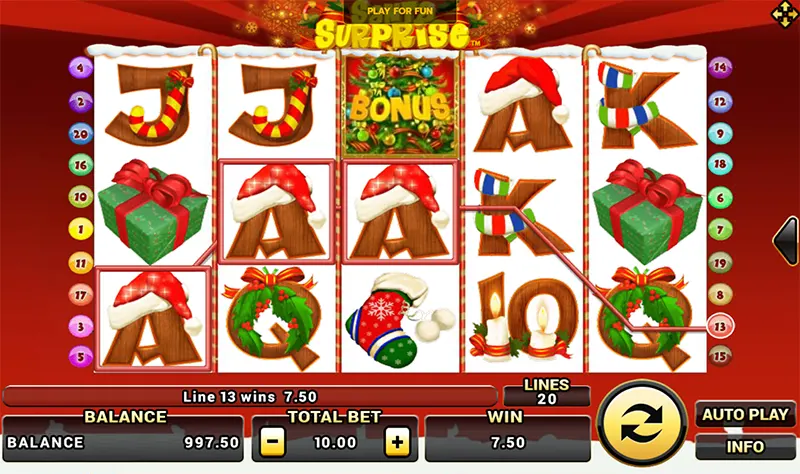 Santa Surprise-JOKER GAMING-JOKER SLOT-JOKER123-โจ๊กเกอร์เกมมิ่ง-THEP1688