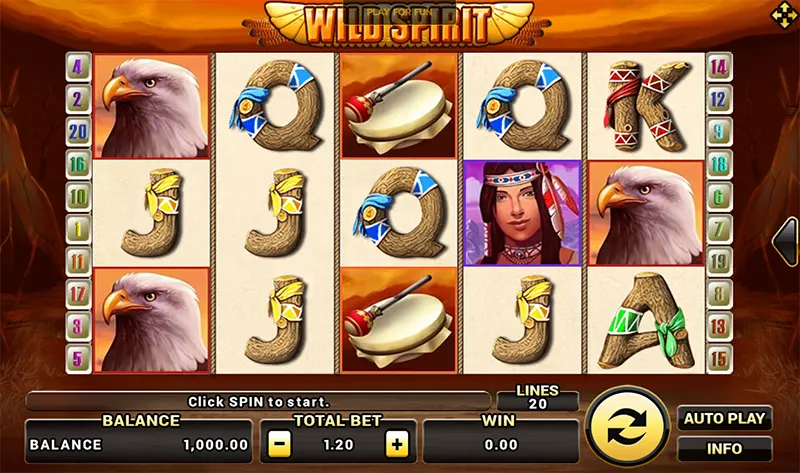 Wild Spirit-JOKER GAMING-JOKER SLOT-JOKER123-โจ๊กเกอร์ เกมมิ่ง-THEP1688